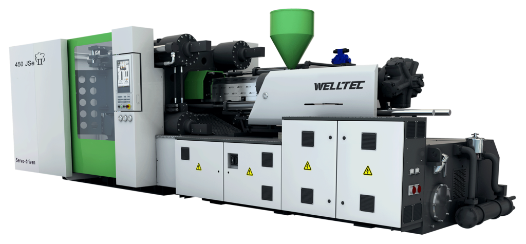 Welltec JSeII - İki Plakalı Enjeksiyon Makinesi – kompakt yapı, hassas kilitleme, darbesiz çalışma ve yüksek stabilite
